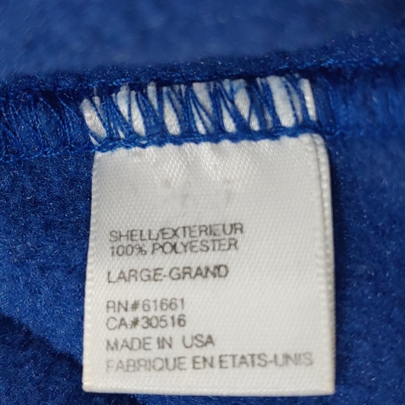 Fleece The North Face Hat Royal Blue - Picture 5 of 6